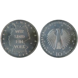 ALLEMAGNE - 10 euros - 20 ans de la Réunification Allemande - 2010 A