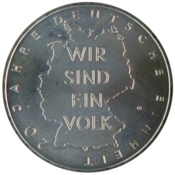 ALLEMAGNE - 10 euros - 20 ans de la Réunification Allemande - 2010 A