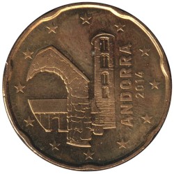 ANDORRE - 20 cents d'euro - 2014