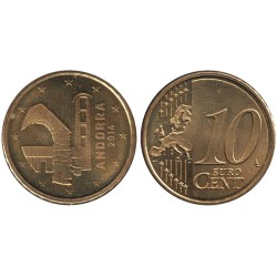 ANDORRE - 10 cents d'euro - 2014