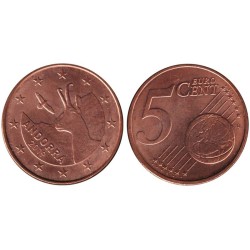ANDORRE - 5 cents d'euro - 2019