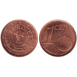AUTRICHE - 1 cent d'euro - 2004