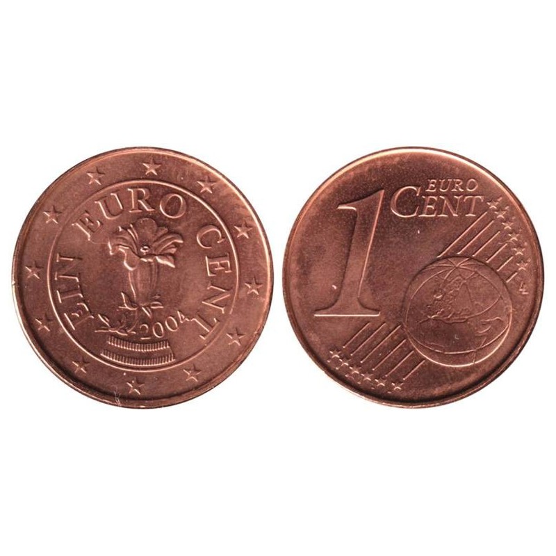 AUTRICHE - 1 cent d'euro - 2004