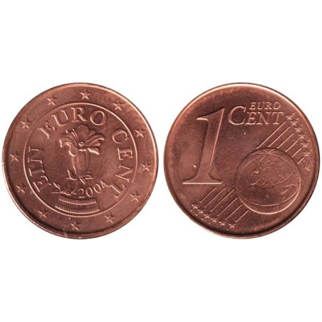 AUTRICHE - 1 cent d'euro - 2004 AUTRICHE - 1 cent d'euro - 2004