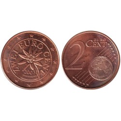 AUTRICHE - 2 cents d'euro - 2003