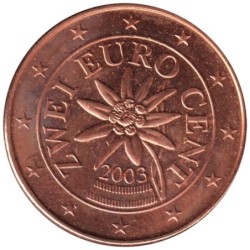 AUTRICHE - 2 cents d'euro - 2003