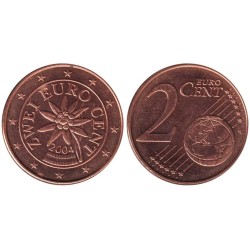 AUTRICHE - 2 cents d'euro - 2004