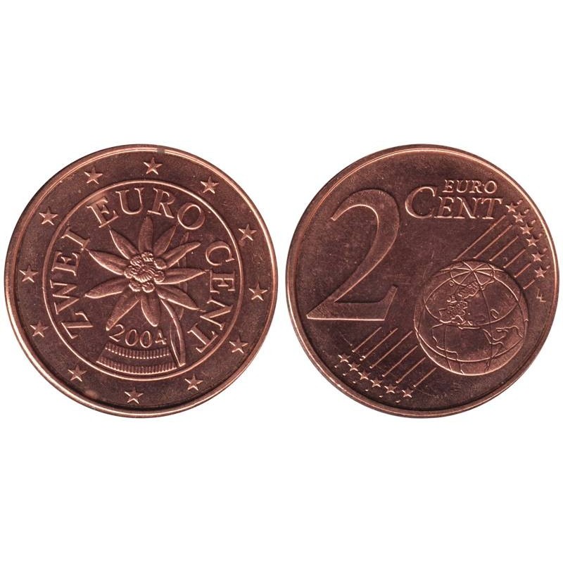 AUTRICHE - 2 cents d'euro - 2004