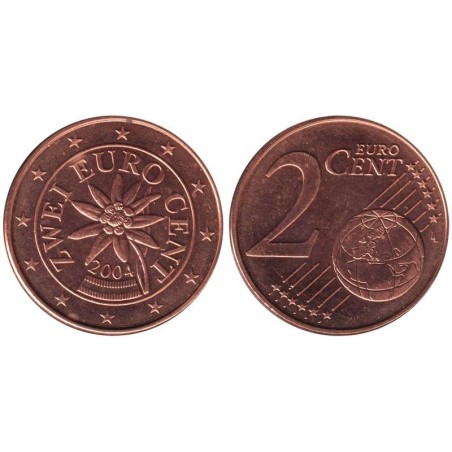 AUTRICHE - 2 cents d'euro - 2004