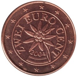 AUTRICHE - 2 cents d'euro - 2004