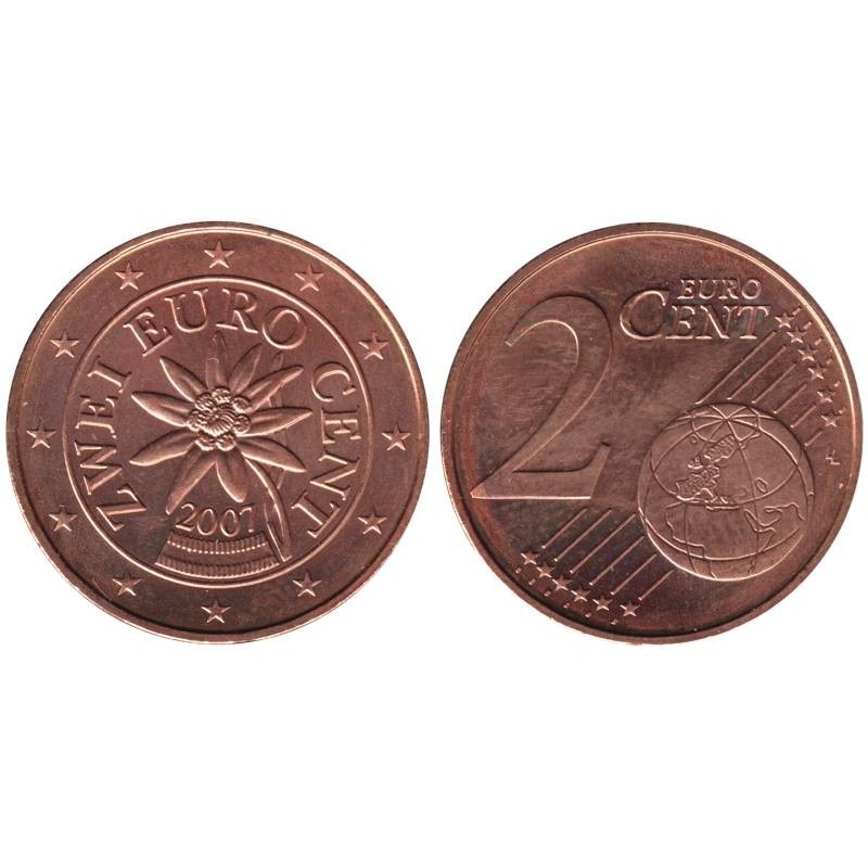 AUTRICHE - 2 cents d'euro - 2007