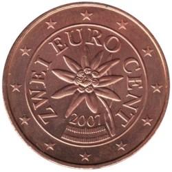 AUTRICHE - 2 cents d'euro - 2007