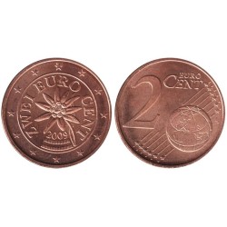 AUTRICHE - 2 cents d'euro - 2009