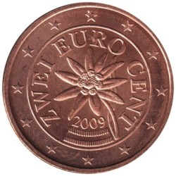 AUTRICHE - 2 cents d'euro - 2009