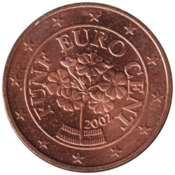 AUTRICHE - 5 cents d'euro - 2002