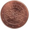 AUTRICHE - 5 cents d'euro - 2004