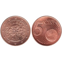 AUTRICHE - 5 cents d'euro - 2008