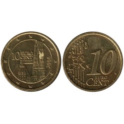 AUTRICHE - 10 cents d'euro - 2006