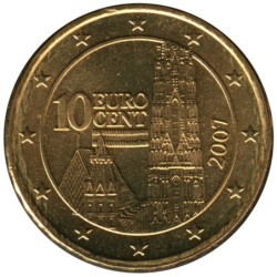 AUTRICHE - 10 cents d'euro - 2007