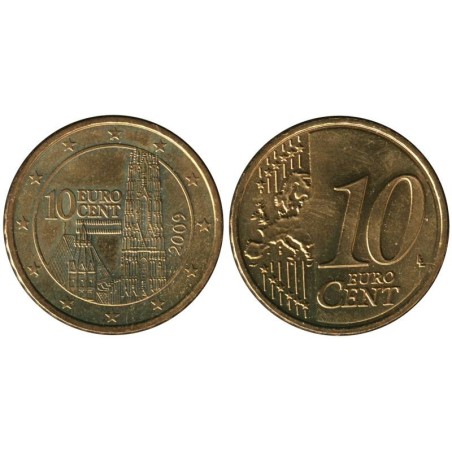 AUTRICHE - 10 cents d'euro - 2009