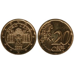 AUTRICHE - 20 cents d'euro - 2004