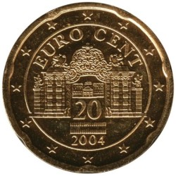AUTRICHE - 20 cents d'euro - 2004