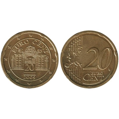 AUTRICHE - 20 cents d'euro - 2009 AUTRICHE - 20 cents d'euro - 2009
