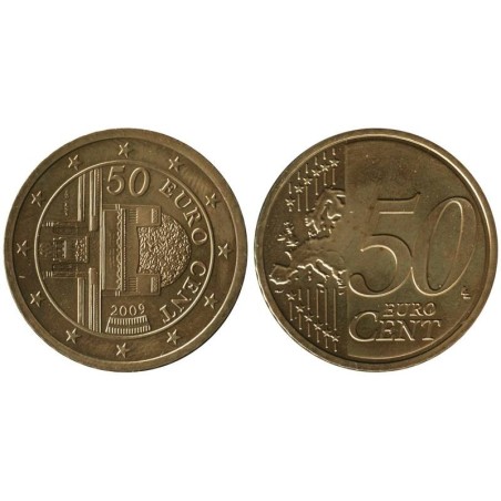 AUTRICHE - 50 cents d'euro - 2009 AUTRICHE - 50 cents d'euro - 2009