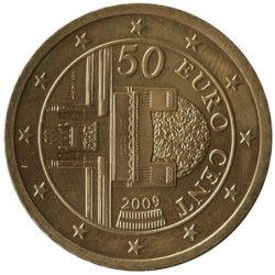 AUTRICHE - 50 cents d'euro - 2009