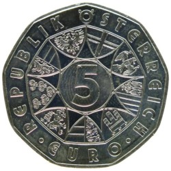 AUTRICHE - 5 euros - Wasserkraft - Hydroélectricité - 2003