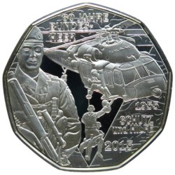 AUTRICHE - 5 euros - Forces armées Autrichiennes Protection et assistance - 2015