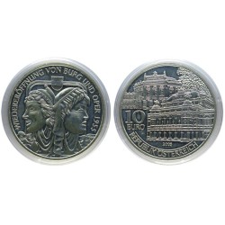 AUTRICHE - 10 euros - 50 ans de la Réouverture du Burgtheater et de l'Opéra National - 2005