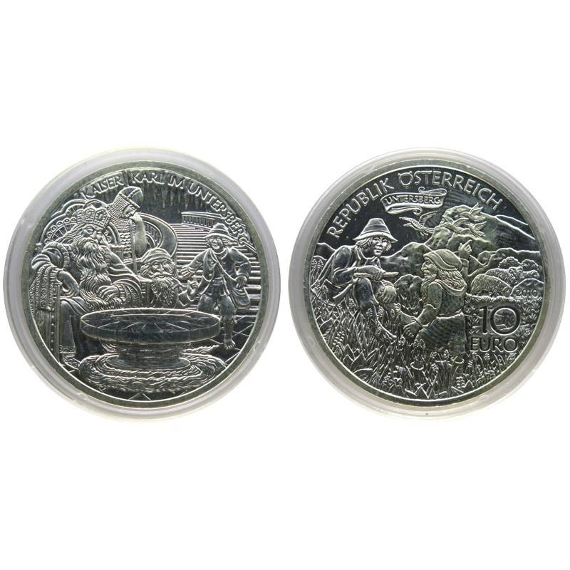 AUTRICHE - 10 euros - Charlemagne dans l'Untersberg - 2010