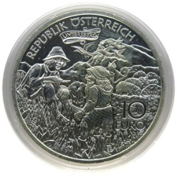 AUTRICHE - 10 euros - Charlemagne dans l'Untersberg - 2010