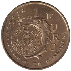 GRENOBLE - 1 euro des villes - 1998 - Etat : SUP