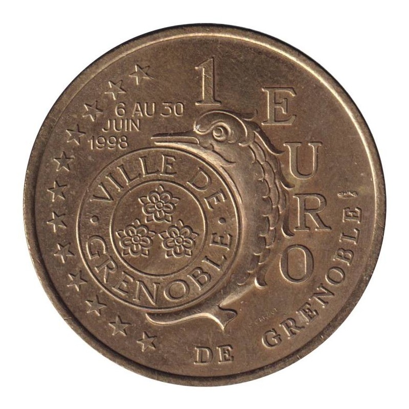 GRENOBLE - 1 euro des villes - 1998 - Etat : SUP