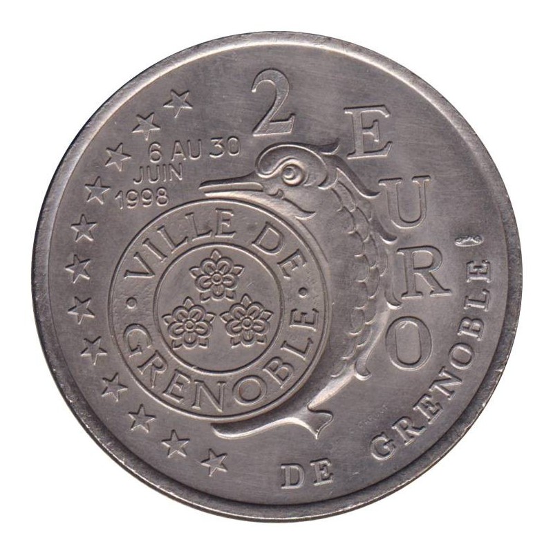GRENOBLE - 2 euro des villes - 1998 - Etat : SUP GRENOBLE - 2 euro des villes - 1998 - Etat : SUP