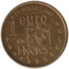 HYERES - 1 euro des villes - 1997 - Etat : TTB