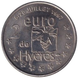 HYERES - 2 euro des villes - 1997 - Etat : SUP