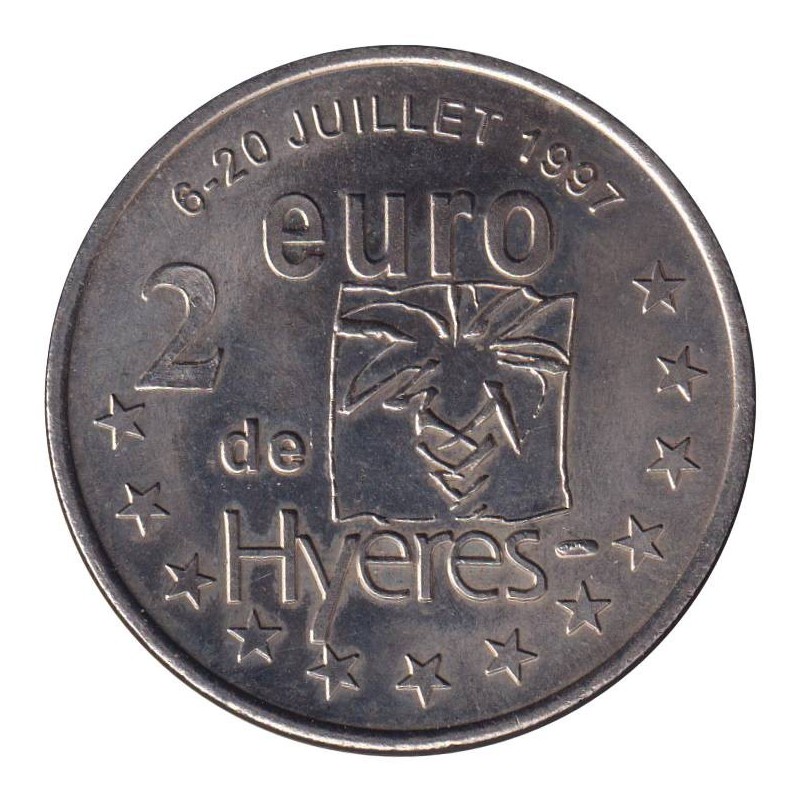 HYERES - 2 euro des villes - 1997 - Etat : SUP