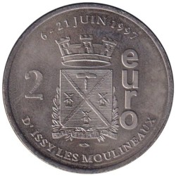 ISSY LES MOULINEAUX - 2 euro des villes - 1997 - Etat : SUP