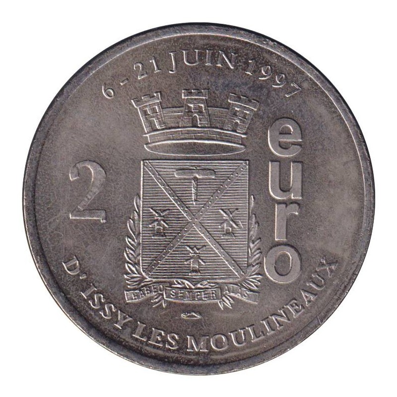 ISSY LES MOULINEAUX - 2 euro des villes - 1997 - Etat : SUP