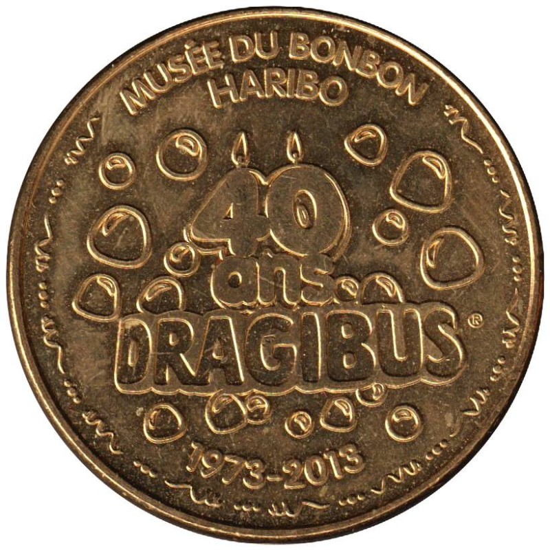 30-1686 - Haribo - Musée du bonbon - Dragibus - 40 ans - 2013