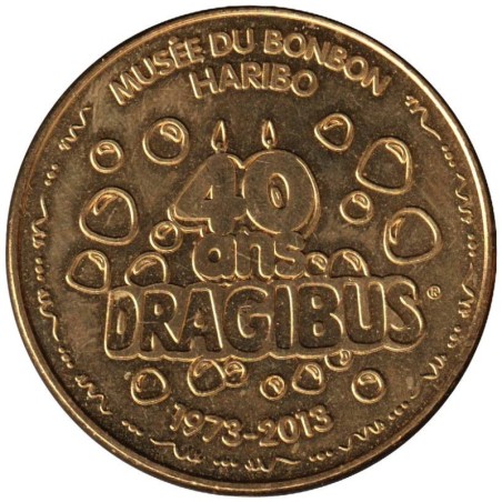 30-1686 - Haribo - Musée du bonbon - Dragibus - 40 ans - 2013