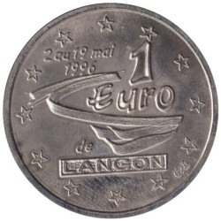 LANGON - 1 euro des villes - 1996 - Etat : SUP