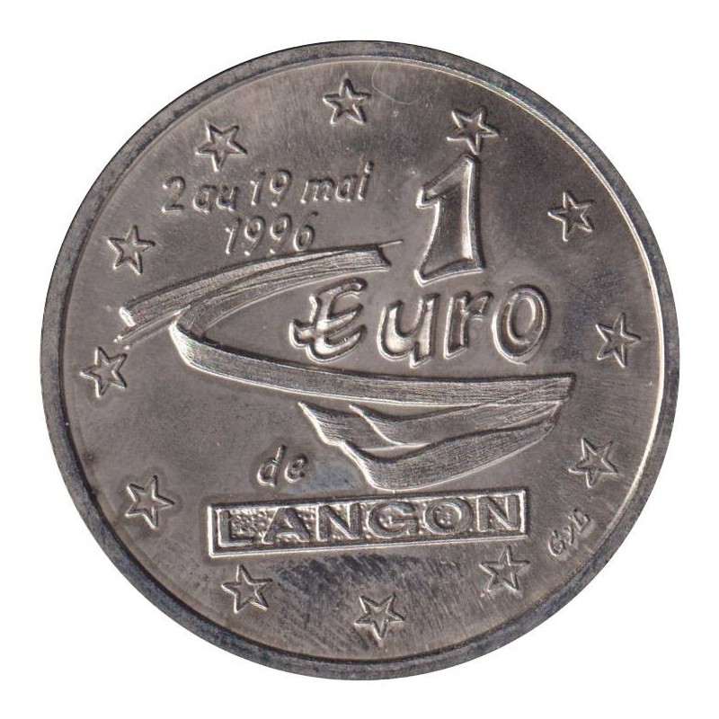 LANGON - 1 euro des villes - 1996 - Etat : SUP