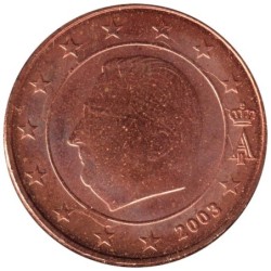 BELGIQUE - 1 cent d'euro - 2003 - fautée