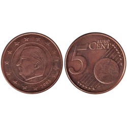 BELGIQUE - 5 cents d'euro - 2005