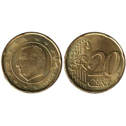 BELGIQUE - 20 cents d'euro - 2004