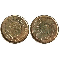 BELGIQUE - 20 cents d'euro - 2006